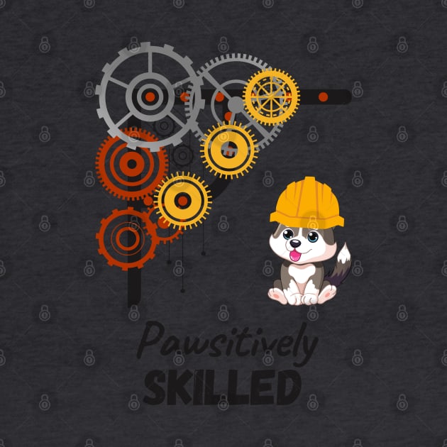 Paw-sitively Skilled Mechanichal engineer dog person by mosta3rbeen